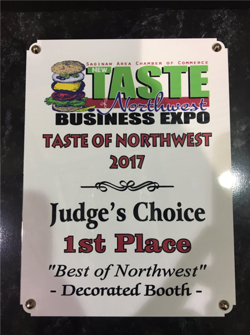 Boswell chemistry won Judge's Choice Best Booth. 